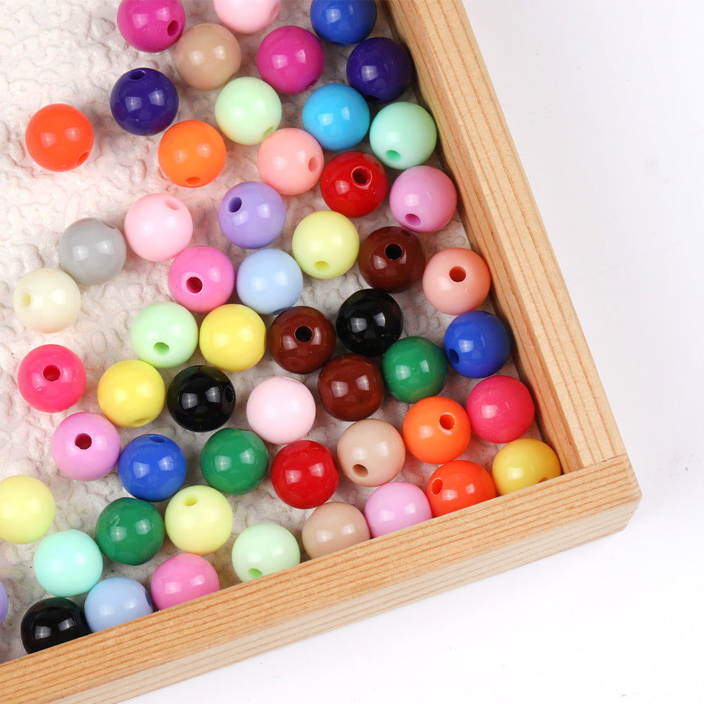 (L073) Acrylic Beads 8mm DIY Accessories Ornament