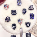 (L053) Acrylic Cartoon Football Team Through-hole Beading Supplies Beads