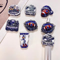 (L056) Acrylic Cartoon Football Team Through-hole Beading Supplies Beads
