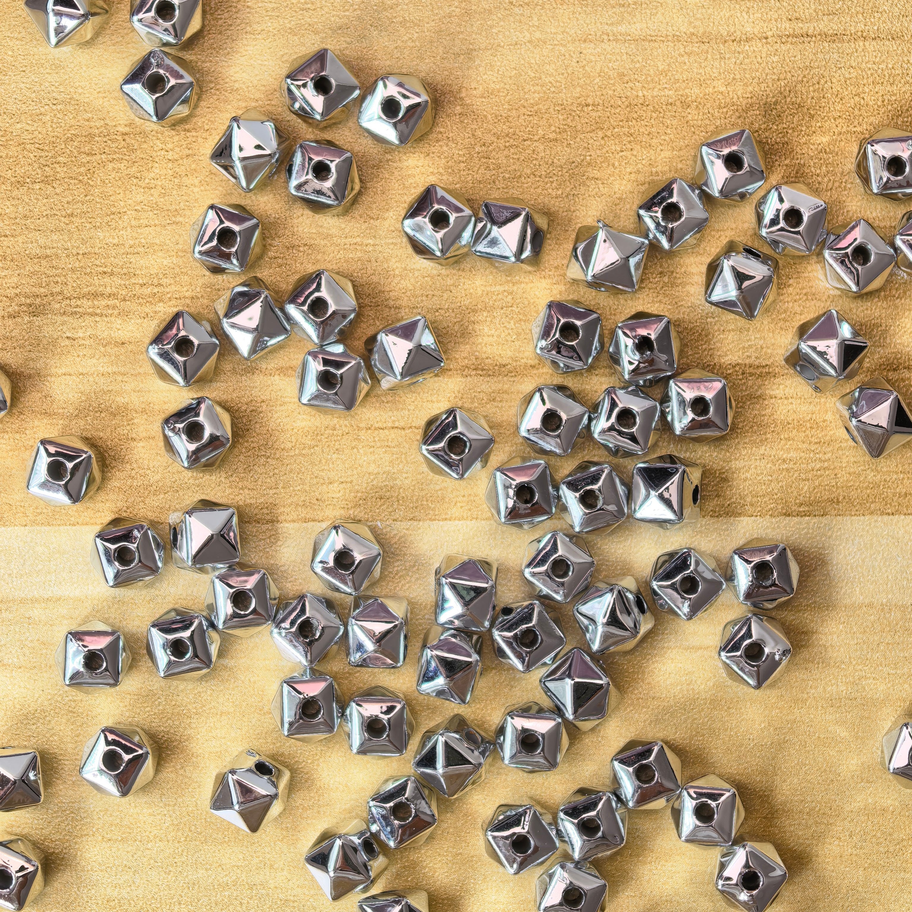 Silver Series Flowers Headphones Beads Squares Crowns