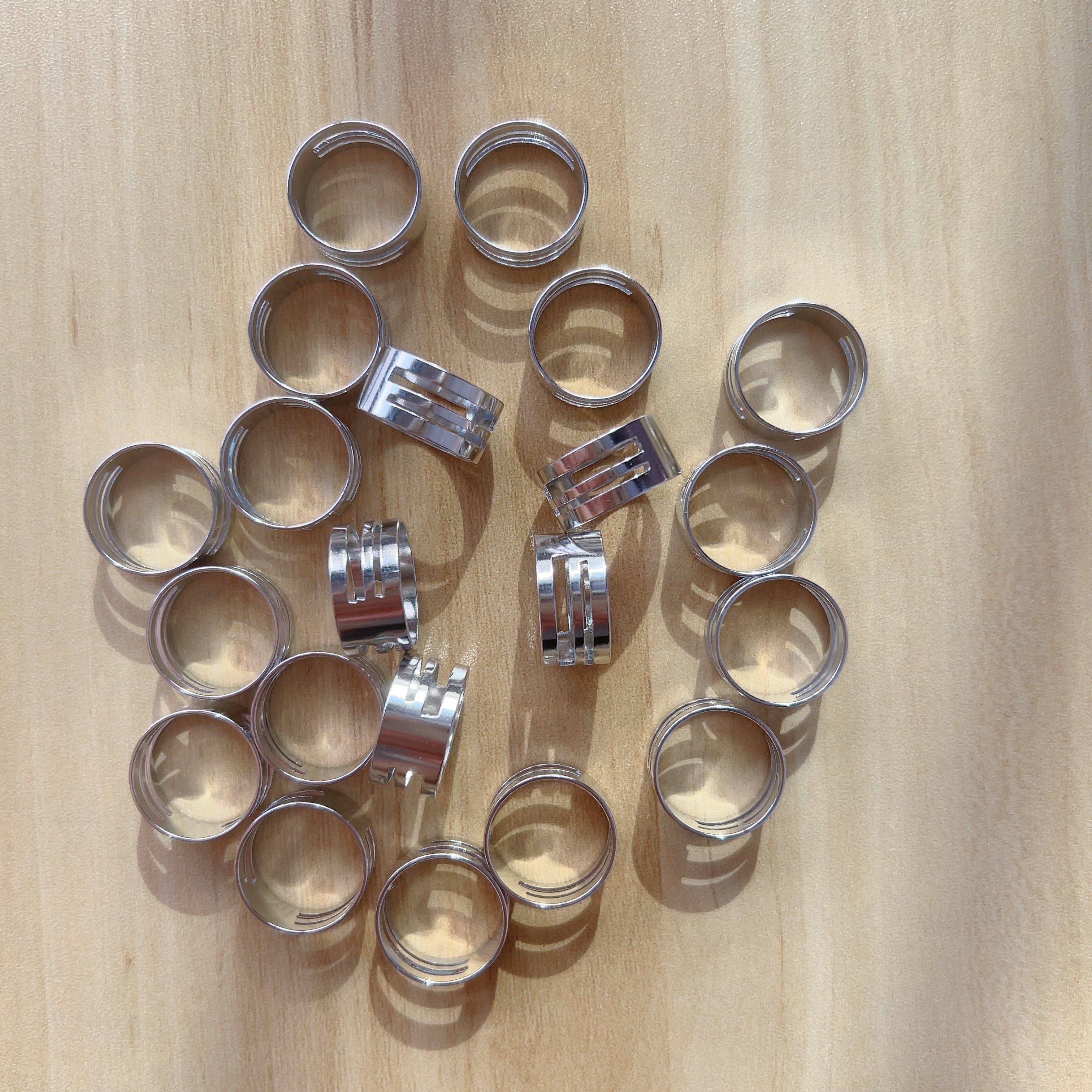 Stainless Steel Ring Bands, Open & Closed Jump Ring Beading Tool, Handmade DIY Jewelry Accessories