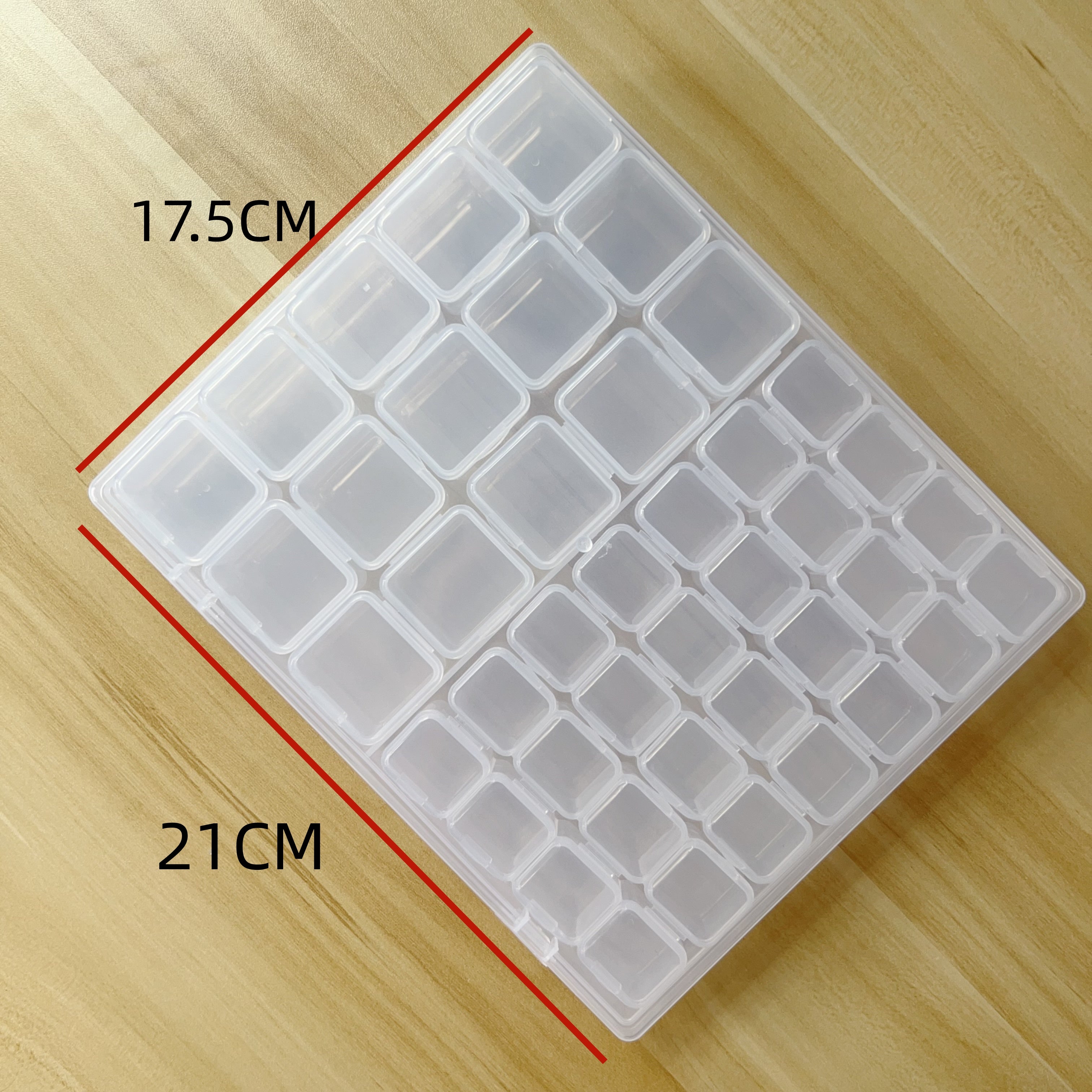 Organizer Storage Box (15+28 Small Boxes) with Separate Compartments for Individual Storage
