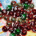 (L076) Acrylic Beads 16mm Christmas Beads DIY Accessories Ornament
