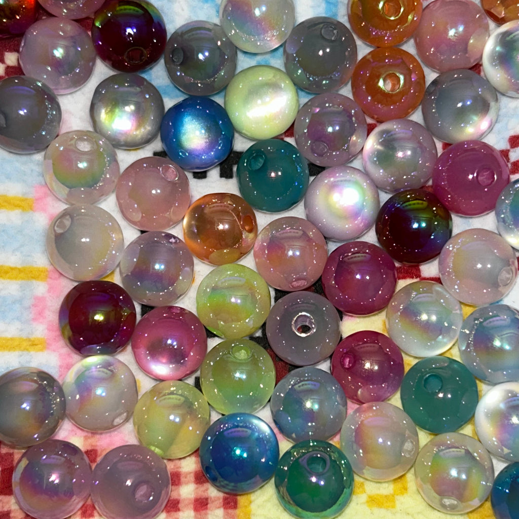 (L074) Resin Beads 14mm Cat's Eye Beads DIY Accessories Ornament