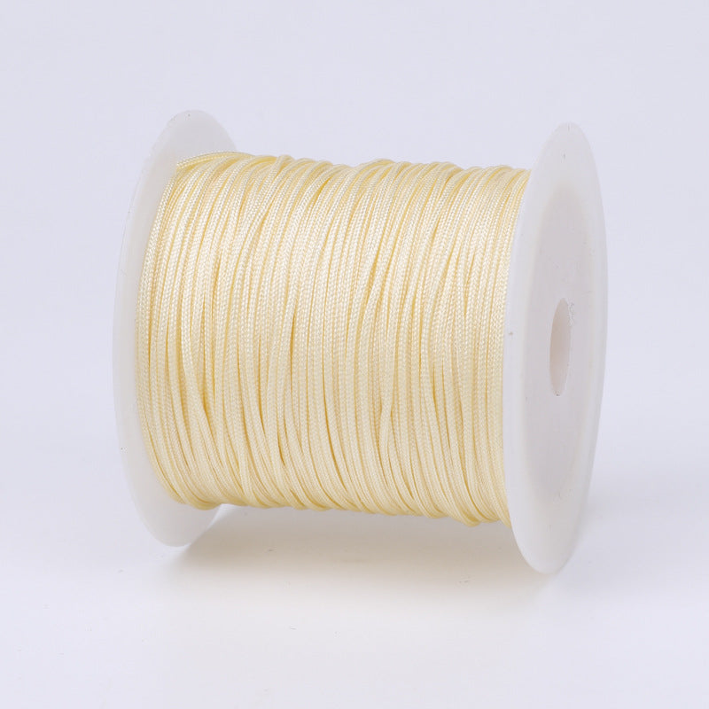 No. 72 Jade Cord Assorted Colors 20M Handmade DIY Supplies Braiding Cord Bracelets Necklaces Braided Bracelets