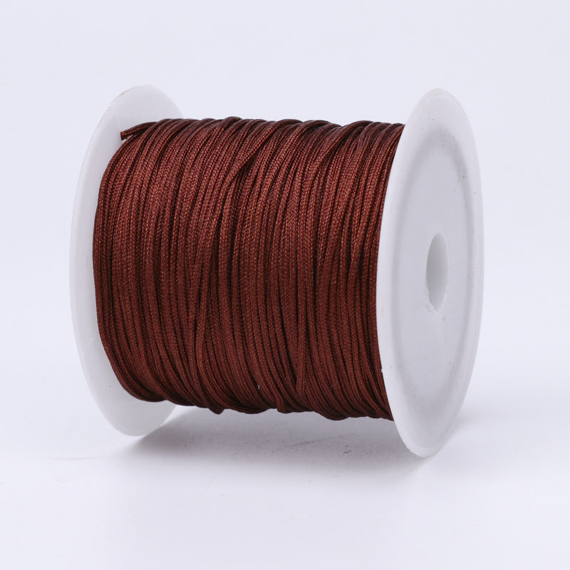 No. 72 Jade Cord Assorted Colors 20M Handmade DIY Supplies Braiding Cord Bracelets Necklaces Braided Bracelets