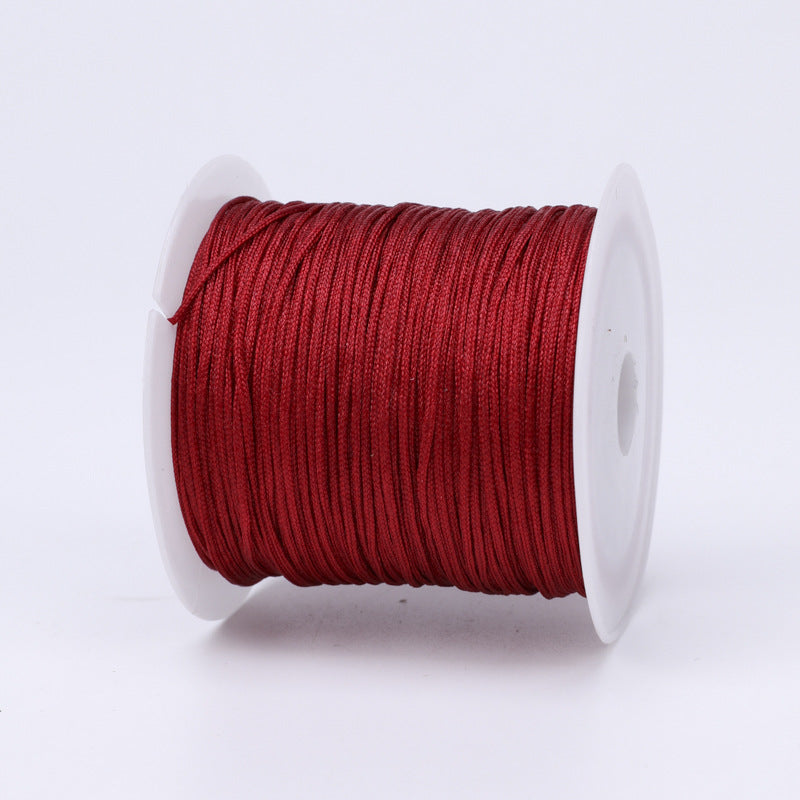 No. 72 Jade Cord Assorted Colors 20M Handmade DIY Supplies Braiding Cord Bracelets Necklaces Braided Bracelets