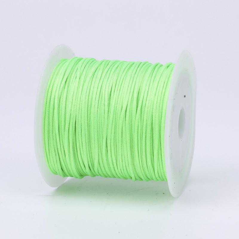 No. 72 Jade Cord Assorted Colors 20M Handmade DIY Supplies Braiding Cord Bracelets Necklaces Braided Bracelets