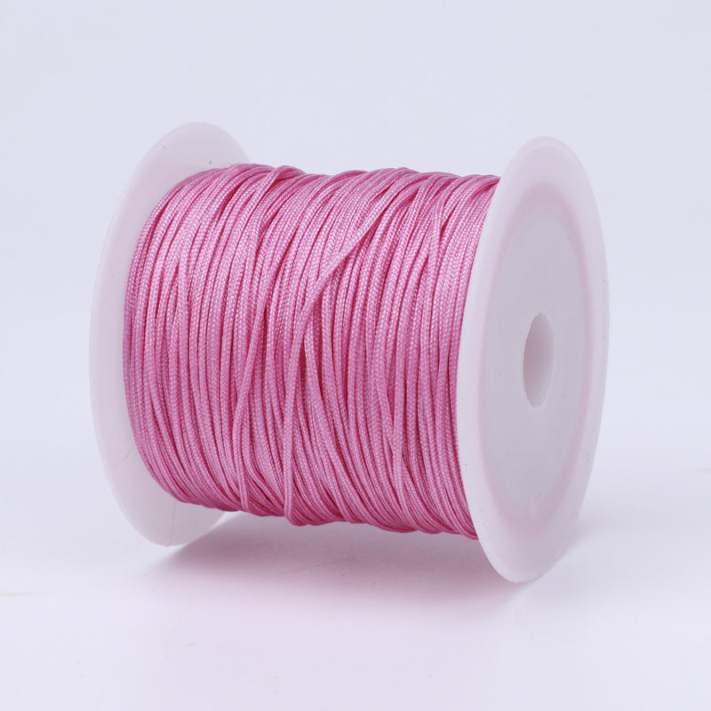 No. 72 Jade Cord Assorted Colors 20M Handmade DIY Supplies Braiding Cord Bracelets Necklaces Braided Bracelets