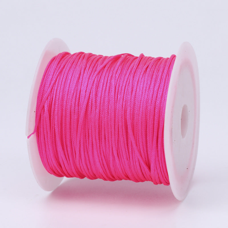 No. 72 Jade Cord Assorted Colors 20M Handmade DIY Supplies Braiding Cord Bracelets Necklaces Braided Bracelets