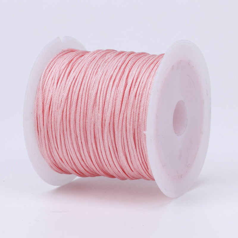 No. 72 Jade Cord Assorted Colors 20M Handmade DIY Supplies Braiding Cord Bracelets Necklaces Braided Bracelets