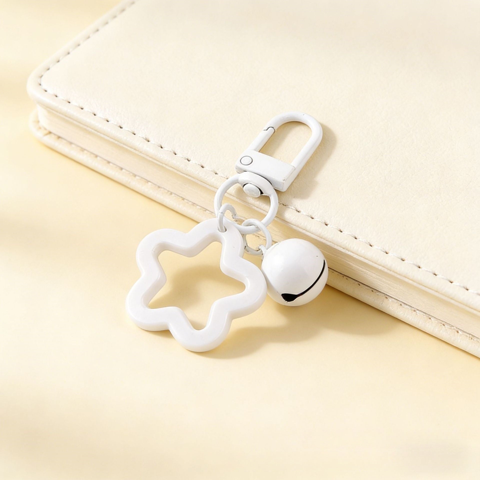 Keychain with Bell Lobster Clasp Fuse Bead Tools DIY Handmade Decorative Accessories(A01)