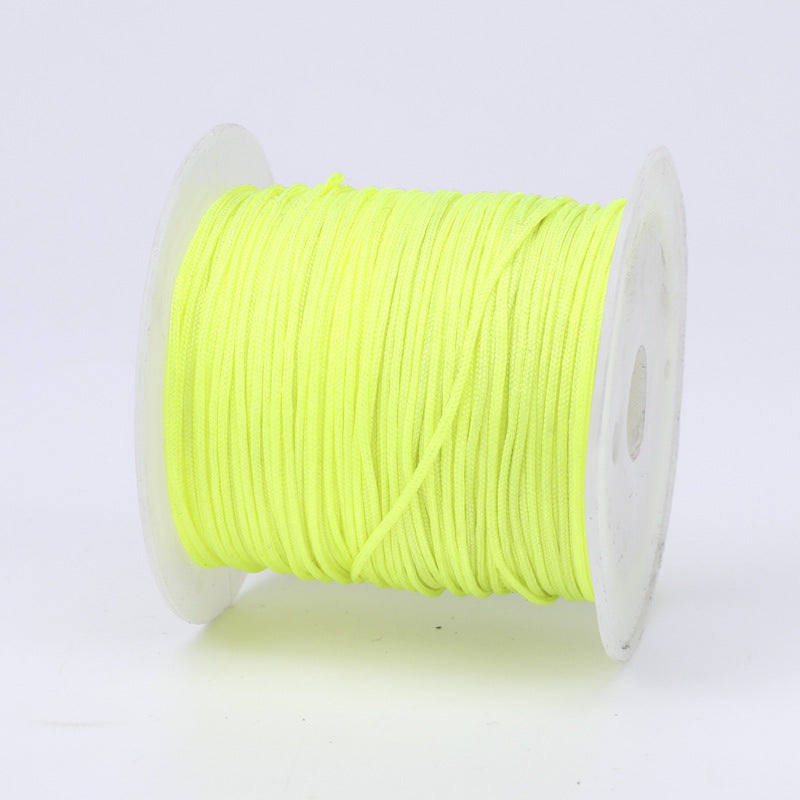 No. 72 Jade Cord Assorted Colors 20M Handmade DIY Supplies Braiding Cord Bracelets Necklaces Braided Bracelets