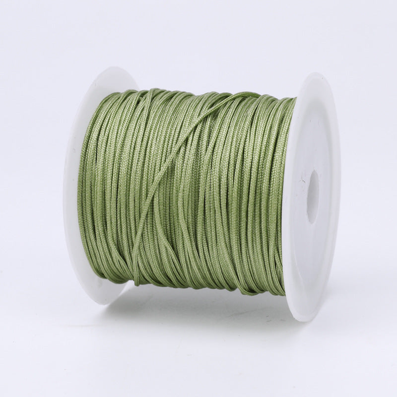 No. 72 Jade Cord Assorted Colors 20M Handmade DIY Supplies Braiding Cord Bracelets Necklaces Braided Bracelets