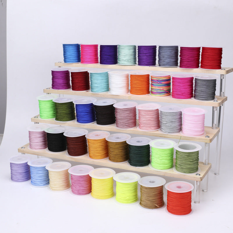 No. 72 Jade Cord Assorted Colors 20M Handmade DIY Supplies Braiding Cord Bracelets Necklaces Braided Bracelets