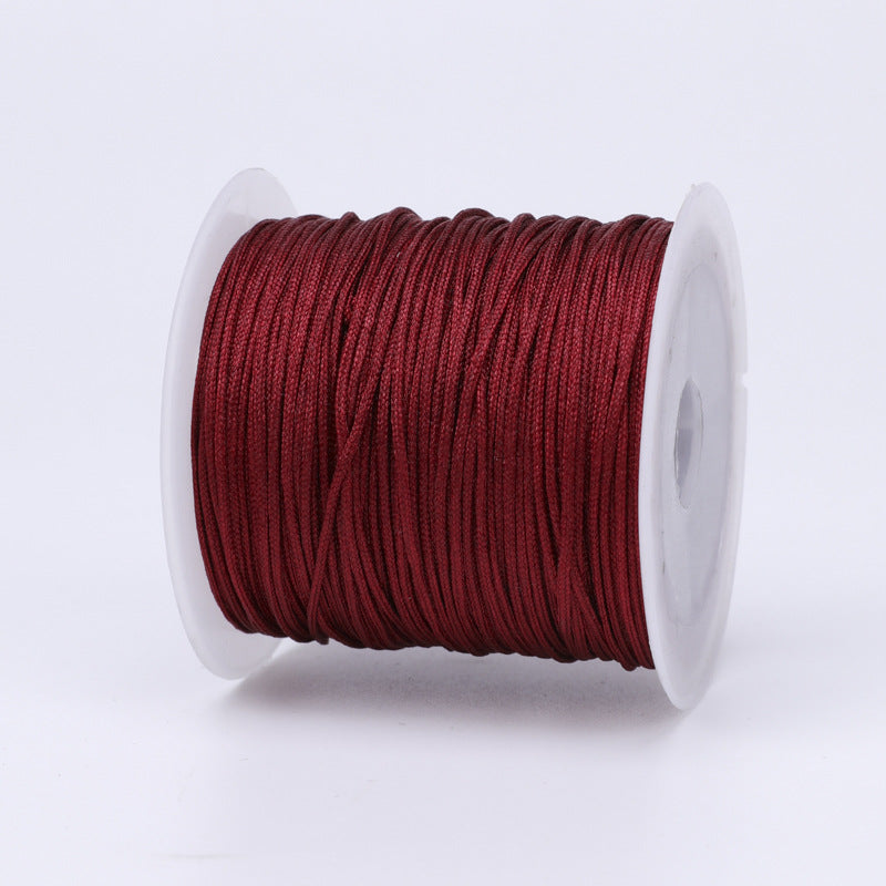 No. 72 Jade Cord Assorted Colors 20M Handmade DIY Supplies Braiding Cord Bracelets Necklaces Braided Bracelets