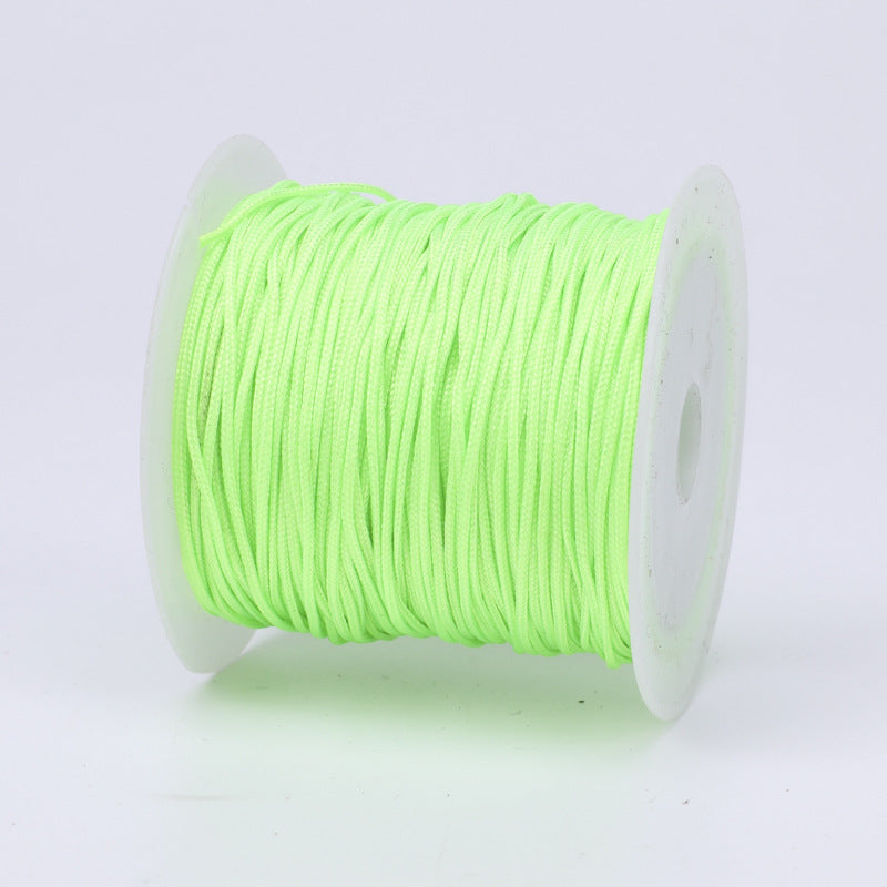 No. 72 Jade Cord Assorted Colors 20M Handmade DIY Supplies Braiding Cord Bracelets Necklaces Braided Bracelets