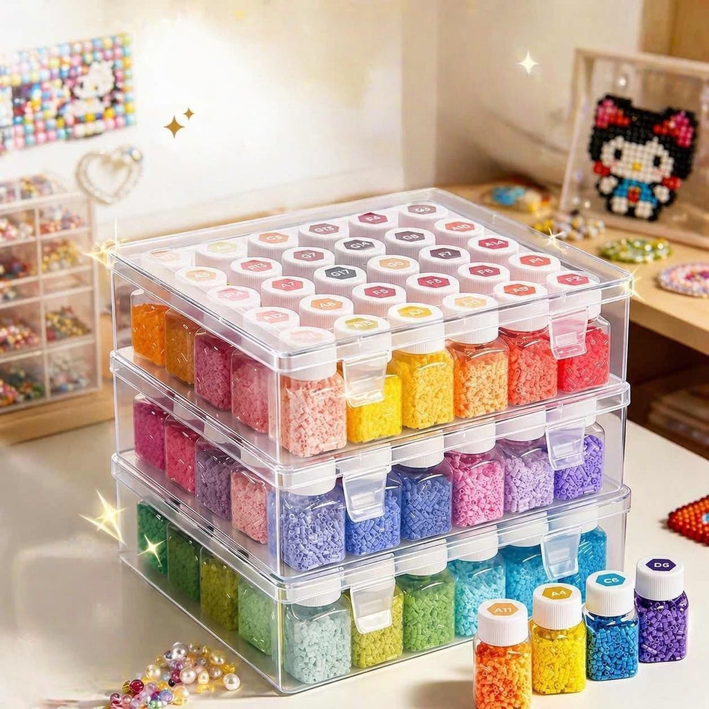 Fuse Beads 2.6mm （10g/bottle-A set 240g） School Arts and Crafts Supplies for Kids Toys Set