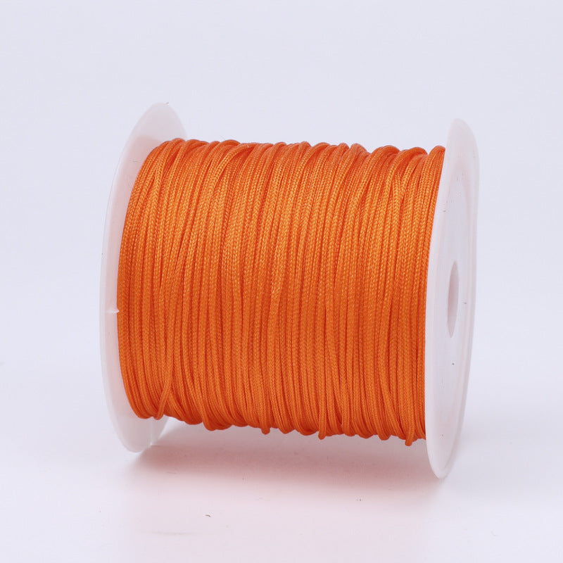 No. 72 Jade Cord Assorted Colors 20M Handmade DIY Supplies Braiding Cord Bracelets Necklaces Braided Bracelets