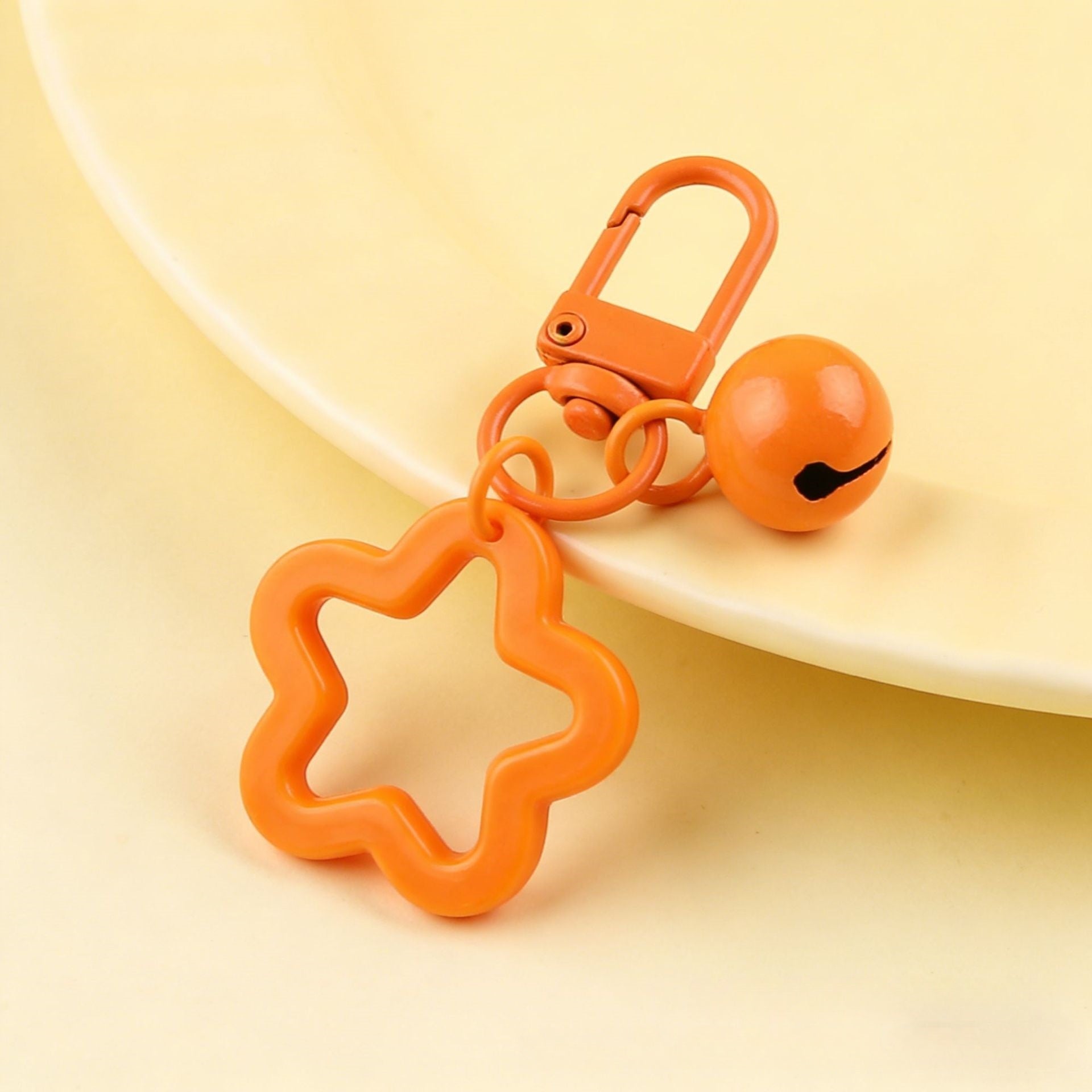 Keychain with Bell Lobster Clasp Fuse Bead Tools DIY Handmade Decorative Accessories(A01)