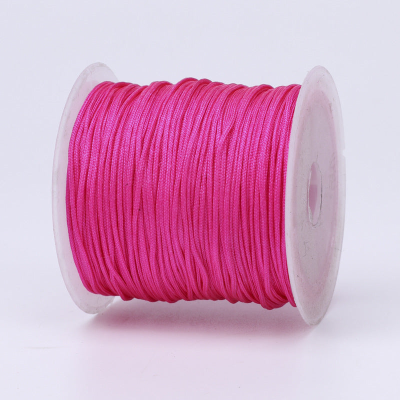 No. 72 Jade Cord Assorted Colors 20M Handmade DIY Supplies Braiding Cord Bracelets Necklaces Braided Bracelets