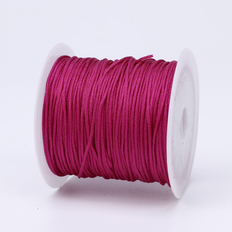 No. 72 Jade Cord Assorted Colors 20M Handmade DIY Supplies Braiding Cord Bracelets Necklaces Braided Bracelets