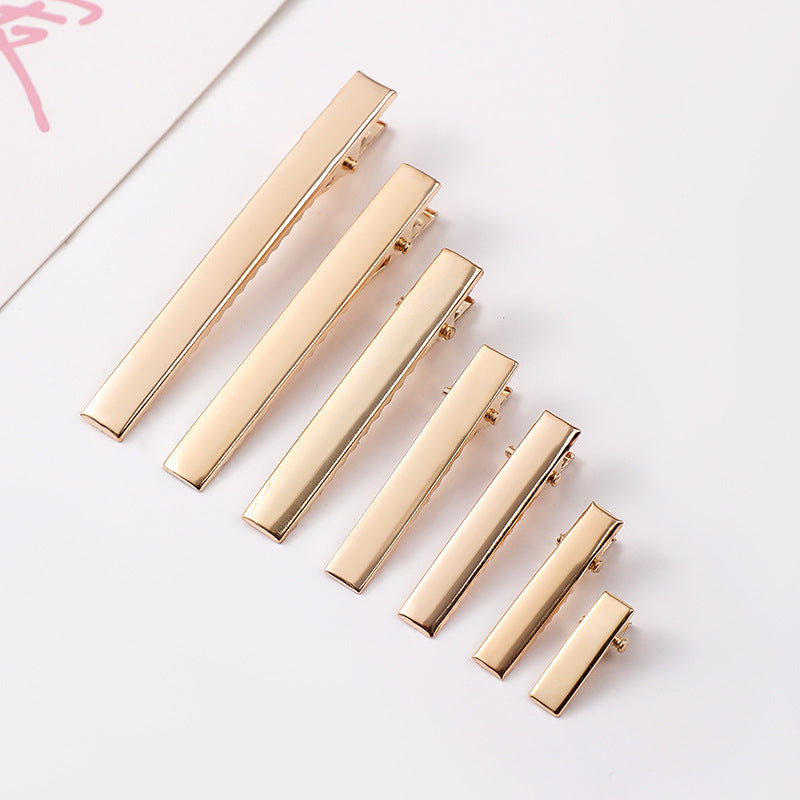 Rectangle Small Hair Clip DIY Basic Accessories Handmade Hair Clip Metallic Materials