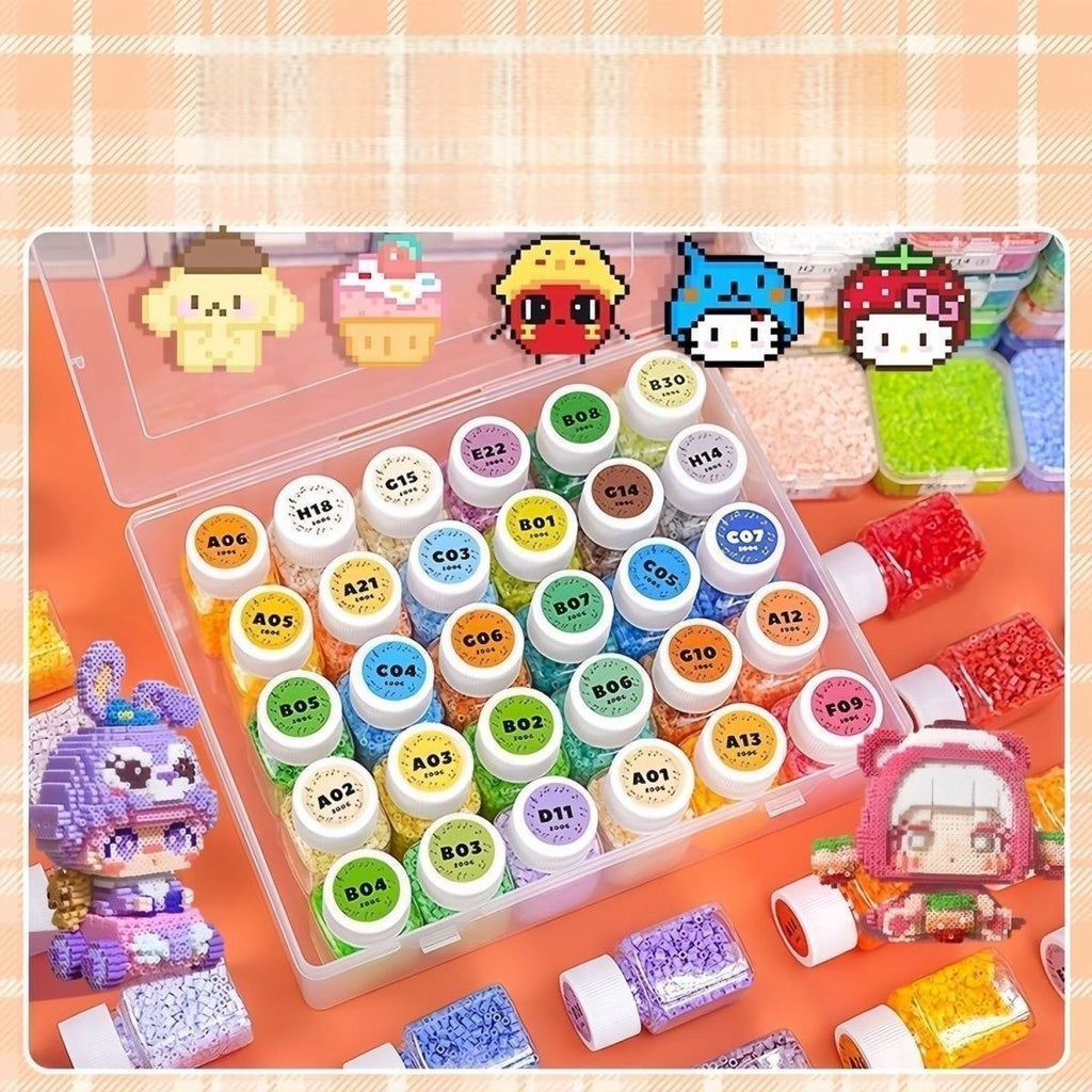 Fuse Beads 2.6mm （10g/bottle-A set 240g） School Arts and Crafts Supplies for Kids Toys Set
