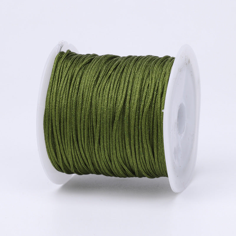 No. 72 Jade Cord Assorted Colors 20M Handmade DIY Supplies Braiding Cord Bracelets Necklaces Braided Bracelets