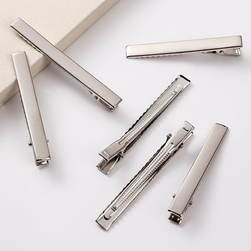 Rectangle Small Hair Clip DIY Basic Accessories Handmade Hair Clip Metallic Materials