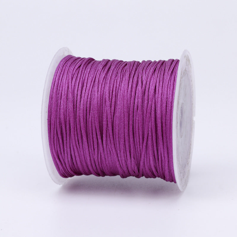 No. 72 Jade Cord Assorted Colors 20M Handmade DIY Supplies Braiding Cord Bracelets Necklaces Braided Bracelets