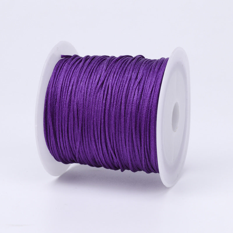 No. 72 Jade Cord Assorted Colors 20M Handmade DIY Supplies Braiding Cord Bracelets Necklaces Braided Bracelets