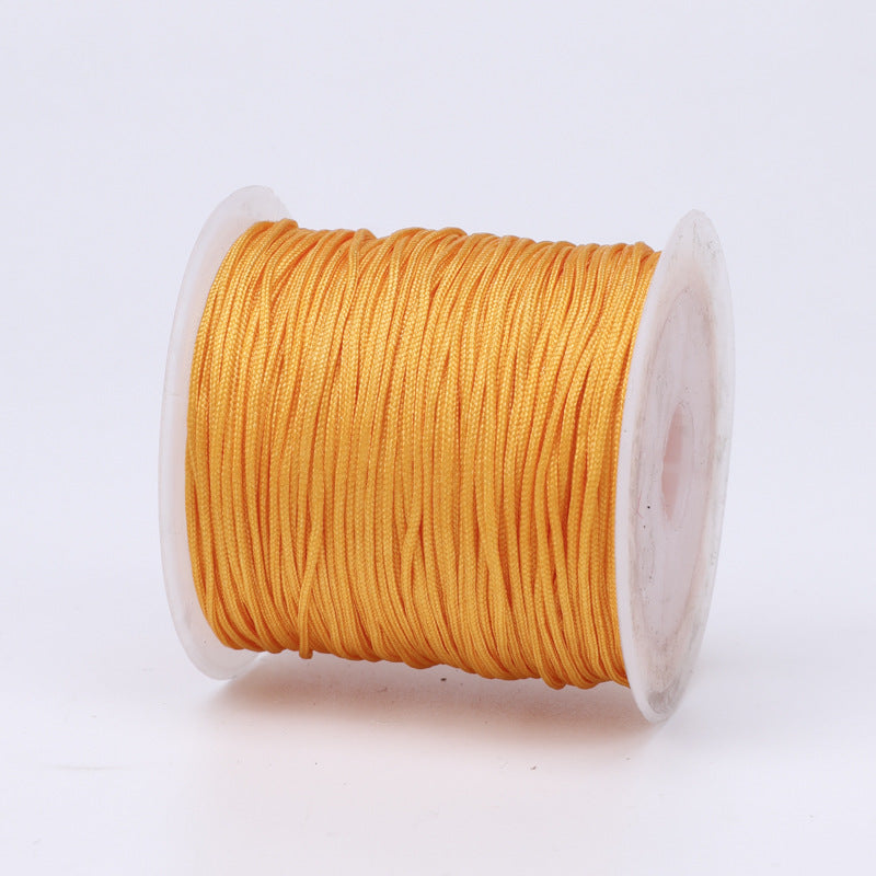 No. 72 Jade Cord Assorted Colors 20M Handmade DIY Supplies Braiding Cord Bracelets Necklaces Braided Bracelets