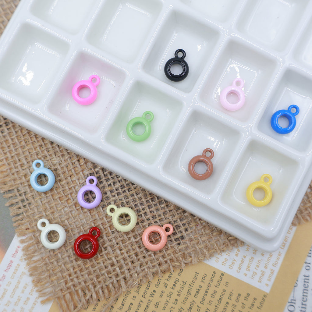 (L048) Color Pendant Accessories Large Holes Three Hole Beads