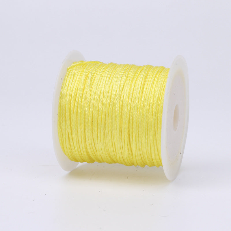 No. 72 Jade Cord Assorted Colors 20M Handmade DIY Supplies Braiding Cord Bracelets Necklaces Braided Bracelets