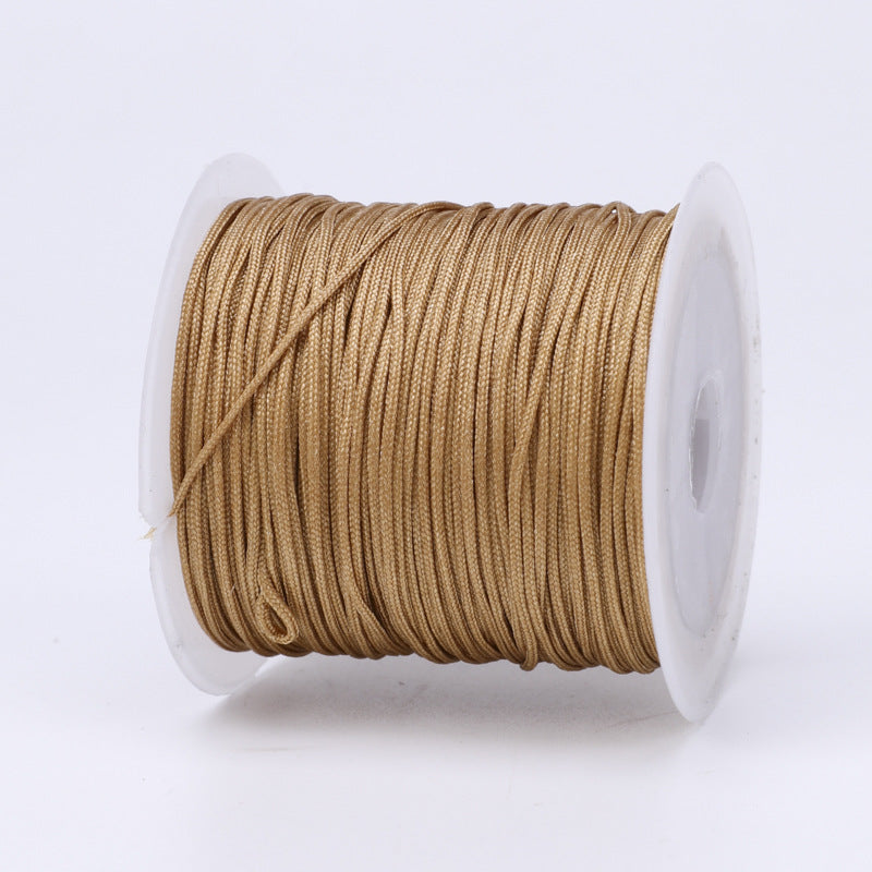 No. 72 Jade Cord Assorted Colors 20M Handmade DIY Supplies Braiding Cord Bracelets Necklaces Braided Bracelets